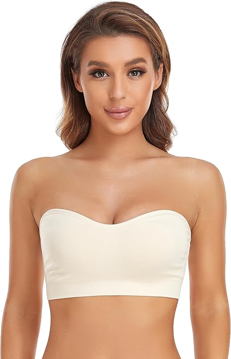 Strapless Bras & Non-Slip Silicone Padded